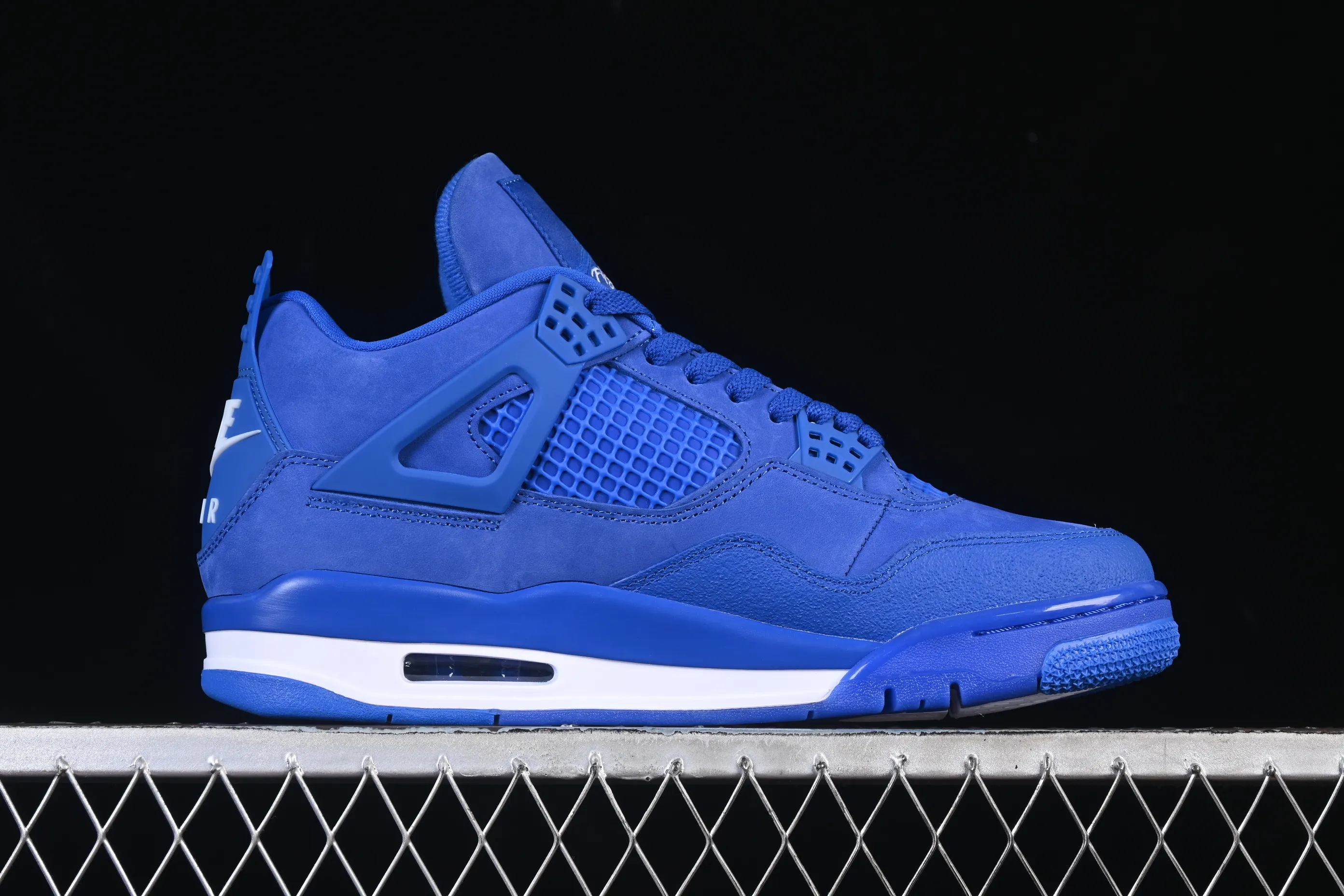 All categories Air Jordan Jordan series basketball shoes Air Jordan 4 Nigel Sylvester x Air Jordan 4 Retro "Blue" AJ4 Joe 4 joint blue brick HF4340-400